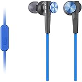 Sony Kopfhörer MDR-XB50APL In-Ohr-Headset-Kopfhörer (Extra Bass) blau