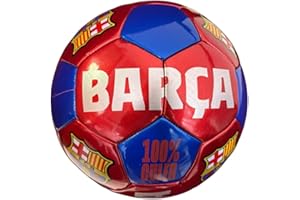 JYC CREATIVE Balón de Fútbol Oficial del Barcelona, Pelota para Jugar al Fútbol, Regalos Ideales para Aficionados, Regalo para Niños, Chicos y Adultos, Soccer Ball,