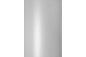 ‎NETUNO Netuno 100x Fein-Papier Perlmutt-Weiß DIN A4 210x 297 mm 125g Sirio Pearl Ice White Glanzpapier schimmernd Perlglanz Papier mit Perlmutt-Effekt Bastel-Papier Perlmuttschimmer hohe Qualität