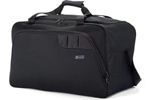 BENZI Bolsa de viaje 40 x 25 x 20 cm Tamaño Equipaje de mano Ryanair y Vueling (Negro)