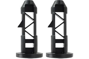 CKDSA 2PCS Wheelie Bin Lid Hinge Pins Plastic Wheelie Bin Hinge Pin 65mmx20mm Compatible with Otto/ESE Fit for 120L/ 240L Wheelie Bin Hideaways for Household and Commercial Wheelie Trash Bins Black