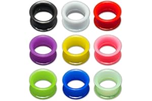 Fly Style 1 Paar Flesh-Tunnel aus Silikon - Extra weich und flexibel