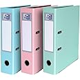 Oxford A4 Lever Arch Files, Pastel Colours, Pack of 3 Folders : Amazon ...