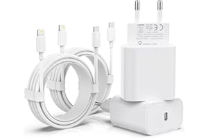 GEJIN [MFi Certified] 25W USB C Ladegerät,4er Pack iPhone Ladegerät und iPhone Ladekabel, USB C Netzteil PD 3.0 Schnellladekabel iPhone auf Lightning Kabel 2M für iPhone 14 Pro Max 13 12 11 XS Max iPad