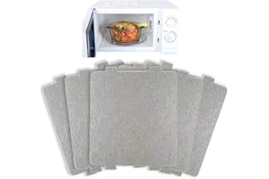 TQPUWT Piastra di Mica per Forno a microonde, 5 Pezzi Mica per Microonde Universale Piastre per Forno a Microonde Accessori, Mica per Microonde Universale Piastre, per Forno a Microonde Protezione