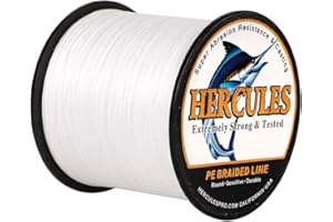 Hercules Sedal Trenzado de 4 Hilos, 100-2000 m, 6-100 LB, Súper Suave, Polietileno, Multifilamento Hilo Trenzado de Pescar en el mar y en el Agua
