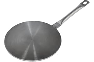 Xavax Compatibile per Piano Cottura a induzione, 23.5 cm, Metallo, Argento, 38.2 x 24.5 x 3.7 cm