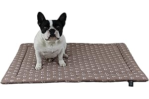 ‎HS-HUNDEBETT Made in Germany rutschfeste Hundedecke Sommer, Anker Beige, 45x65cm für kleine & große Hunde I weiche Kuscheldecke, waschbar, trocknergeeignet