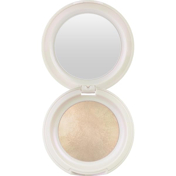Essence GLOW Baked Metallic Highlighter Nr. 01 – 5 G, Gebackenes Puder Für Glanz-Effekte