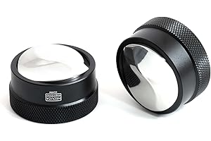 NEOUZA Distribuidor adaptable de gravedad de café para portafiltro espresso, herramienta de distribución por gravedad, distribuidor de nivelación automática, nivelador con base en forma de S (51 mm)