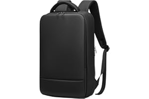 GYakeog Smukły plecak na laptopa dla mężczyzn 15,6-calowy biznesowy plecak na komputer z przegródką, wodoodporny, antykradzieżowy, estetyczna kompaktowa torba do podróży, pracy, na uczelnię