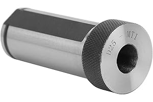 OKUYONIC Utensile per tornitura boccola Accessorio per fresatura per tornio Utensile per tornio CNC Adattatore di riduzione tipo Morse SBHA20-25 per punte con gambo conico per alesatore conico(D25-MT1)