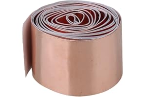 BQLZR Copper Foil Tape Guitar Pickup Copper Foil EMI Shielding Tape Double-Side Conductive Adhesive for Plants Width 1.08 Inch, Woven Length 78.74 Inch for Guitar and EMI Shielding