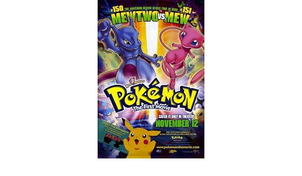 Poster Pokemon Le Premier Film 27 X 40 Amazon Fr Cuisine Et Maison