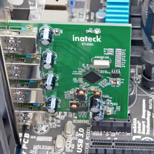 [Keine zusätzliche Stromanbindung]Inateck KT4005 USB 3.0 Karte 4 usb3.0 Ports Pci Expresskarte, Keine Stromanbindung mehr erforderlich, Versorgung über den PCI-E Einschub - 5