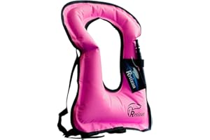 Rrtizan Gilet da Nuoto per Bambini, Galleggiante Gonfiabile Portatile per Bambini da 2 a 6 Anni, Bambini da 14-30 kg, Giubbotti di Galleggiamento Ideali con Fibbia di Sicurezza