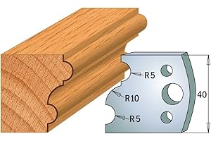CMT ORANGE TOOLS CMT 690.052 Profiled Knives for Shaper Cutters, 1-37/64-Inch Cutting Length, 5/32-Inch Thickness - 2-Pack