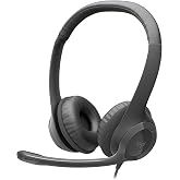 Logitech H390 Type-C Wired Headset for PC/Laptop, Stere...