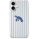 Multitronic iPhone 17 ile Uyumlu Deniz Kaplumbağası Desenli Şeffaf Telefon Kılıfı