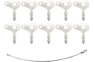 CARNFORTH 10PCS Equipment keys for Ford Skytrak skid steer, Vermeeer Chippers, Massey Ferguson, Lucas Switch and Ford Tractor.