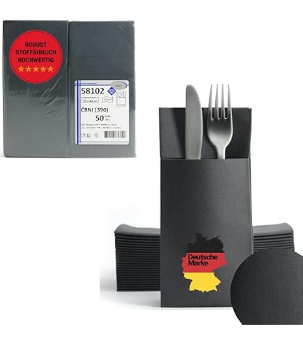 Weihnachtliche Besteckservietten Mit Nussknacker-Motiv – 6 Stück, 10x20 Cm