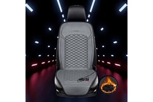 YSPP Heated Car Seat Cover 12v 12v Uk Heated Car Seat Pad 12v Uk Car Seat Cushion Cover Front Seat Electric Car Blanket,grey-1Sitz