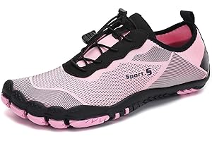 DANNTO Herren Damen Wanderschuhe Trekkingschuhe Anti-Rutsch Super Atmung Wanderstiefel Sportlich Bequem Sommer LeichtOutdoor Fitnessschuhe Hiking Sneaker Barfußschuhe für Kinder