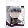 Kabuki Face Brush Large Foundation Brush for Powder Mineral Foundation Blending Blush Buffing Bronzer Makeup Brush-Brown