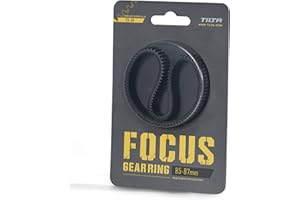 TILTAING Anillo de Engranaje de Enfoque de Lente sin Costuras φ85-87mm para Tilta Mini Follow Focus Nucleus Nano DSLR, Accesorios de cámara de Engranaje de Enfoque de rotación de 360 ° TA-FGR-8587