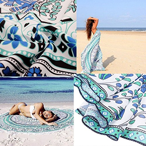 Tsumbay Strandtuch Tapestry Yogatuch Tischtuch Bohemian Style Dünn Chiffon Mandala - 2