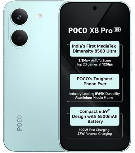 POCO F7 5G (Frost White, 256 GB) (12 GB RAM) | Snapdragon 8s Gen 4