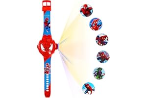 FXFOOT Reloj Digital para Niños, Reloj de Pulsera con Proyector Digital Electrónico para Niños con 6 Proyecciones