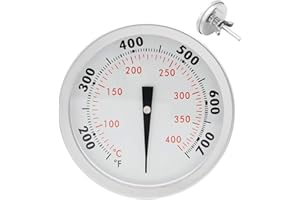 BQMAX 67088 67731 Grill Thermometer for Weber Genesis II Genesis 300 Summit Series Grills, Grill Temperature Gauge for Weber Genesis E/S-310, Grill Thermometer Temperature Range 200-700F, 2-3/8” Diameter