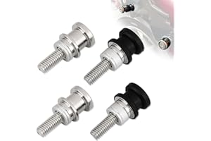 WOWTK Detachables Sissy Bar Luggage Rack Tour Pack Rack Docking Hardware Kit Fits for Harley Softail FLDE, FLHC, FLHCS, FLSL, FXBB and FXST Models 2018-2024