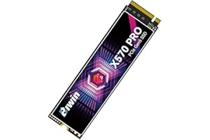 Biwin Black Opal X570 Pro Disque SSD 1 to Gen5 × 4 Vitesse de Lecture jusqu'à 14 000 Mo/s, NVMe M.2 2280 PCIe Disque SSD de Jeu Interne avec contrôleur de 6 nm pour Ordinateur Portable et Ordinateur