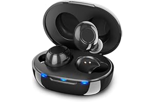 JINGHAO Amplificatore audio ricaricabile, nero, 2 pezzi