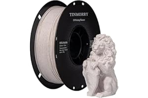 ‎TINMORRY TINMORRY Filament PETG 1,75 mm, filament do drukarki 3D PETG, kompatybilny z drukarką 3D Bambu FDM, 1 kg, 1 szpula, marmurowy magiczny brąz