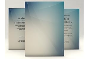 ‎DIRXBUSCHINGER Urkundenpapier "Conture" 10 Blatt | modern | für Urkunden Zertifikate | DIN A4 190g/qm | hochwertig | Briefpapier | Kartonpapier | certificate paper | Blanko Urkunde | Anerkennung Papier