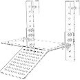 NALACAL Turtle Basking Platform, Acrylic Turtle Tank Platform, Large Hanging Aquatic Reptile Ramp Dock, Adjustable Tortoise Resting Terrace, Turtle Tank Accessories