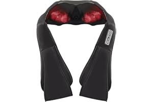 AERLANG Masseur Cou et épaules avec Chaleur,Masseur epaule appareil Massage dos et nuque Masseur de nuque électrique Cadeau pour les femmes/les hommes/papa/maman,Massage Cervicales et cou