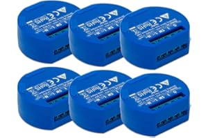 Shelly - Relè (selezionabile in un set da 1 - 6 pezzi) con adesivo Rasppishop (6 pezzi)