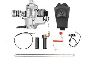 IELSNGAI Motor de arranque de motor refrigerado por aire, kit de motor de arranque de 2 velocidades, motor de bolsillo, motor de arranque, motor de arranque, mini Pocket Rocket Quad Dirt Bike ATV para Pocket