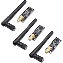 WayinTop Módulo Transceptor RF NRF24L01+PA+LNA Con Antena SMA 2,4 GHz - 8