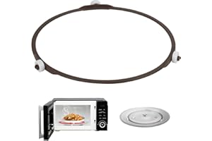 UKOFEW Anelli per Giradischi a Microonde, Supporto Teglia Rotante Forno A Microonde, Anello per Piatto Rotante per Microonde, 17,8 cm Diametro, per Forno a Microonde Giradischi 24.5/25.5/27 CM