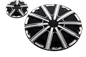 Bid4ze Motorrad CNC Aluminium Derby Timing Timer Motorabdeckung Abdeckung Kompatibilität für Harley Touring Softail Road King Electra Glide Dyna