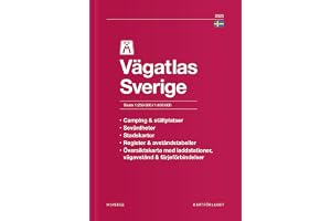 Sweden 2025 road atlas