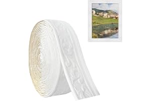 CHAOTEMAI Selbstklebende Dekorstreifen 7,8cm X 10m Zierleisten Selbstklebend Bordüre Selbstklebend Deckenleisten Wandleisten Abwaschbare Wandborder zum Aufkleben Motivstreifen für Möbelwände