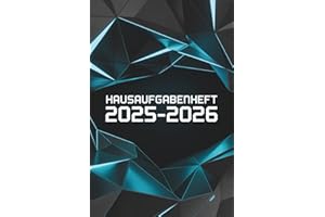 HAUSAUFGABENHEFT MIT DATUM: SCHÜLERKALENDER MIT DATUM | GRUNDSCHULE GYMNASIUM TEENAGER JUNGEN MÄDCHEN