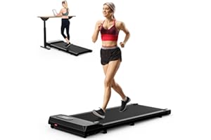 ‎DSKEUZEEW Dskeuzeew Laufband Walking Pad mit Neigung - Laufbänder für Zuhause Büro Steigung Schreibtisch Laufpad Laufgerät Elektrisch Tragbar Walkpad Gehband Laufpad mit LCD-Anzeige Treadmill