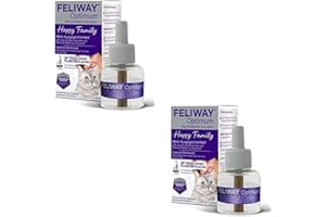Ceva Feliway Optimum 30-Tage Nachfüllflakon | Doppelpack | 2 x 48 ml | Kann hilfreich Sein um Stress bei Katzen zu reduzieren | Für Jede Lenbensphase geeignet